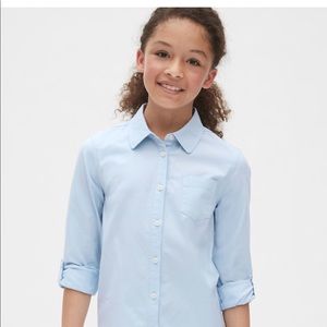 Gap Long Sleeve Convertible Uniform Girls Large
